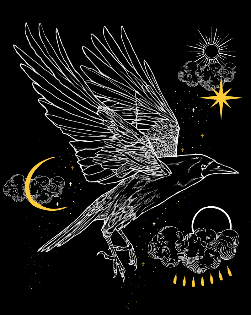 Corvus Constellation ~ Birthdays October 1/9