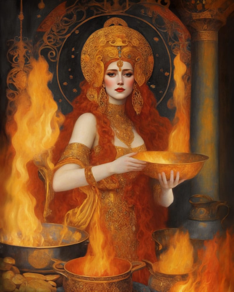 Hestia goddess of fire