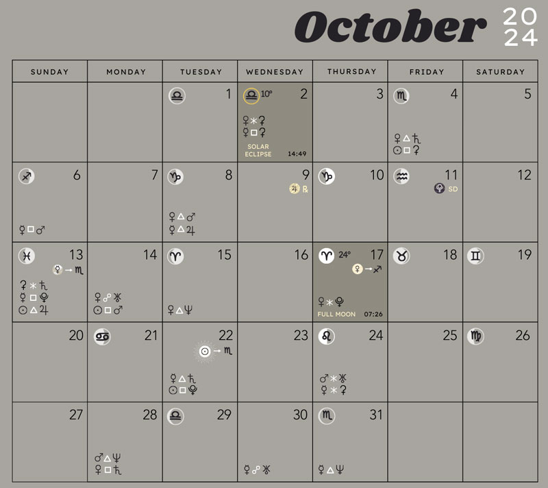 October